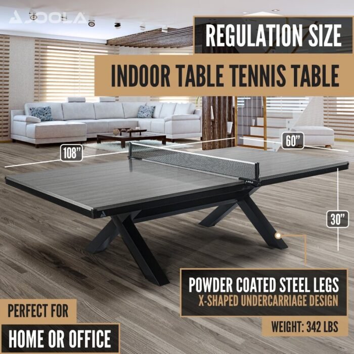 Joola Brighton X-Leg Table Tennis Table - Image 7