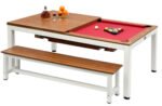 Playcraft Glacier 7' Pool Table with Dining Top - Image 2