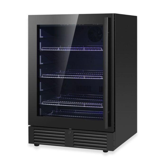 24 Inch Under Counter LOW-E Glass Door Beer Fridge - Image 6