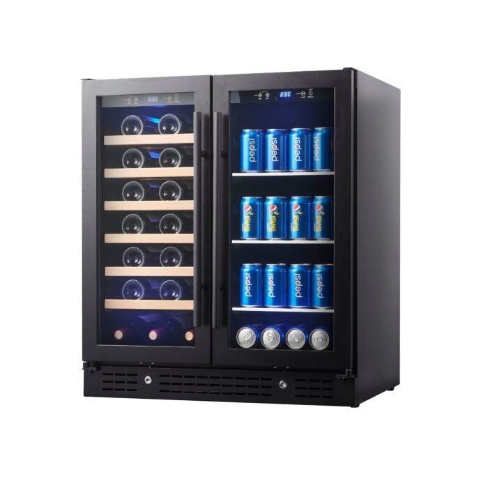 30-inch Combination Beer and Wine Cooler with Low-E Glass Door - Image 4