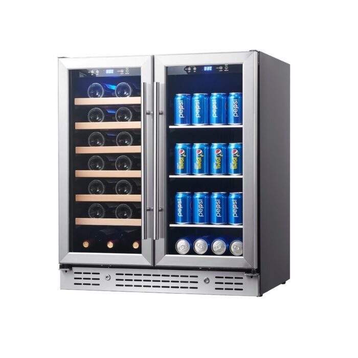 30-inch Combination Beer and Wine Cooler with Low-E Glass Door - Image 8