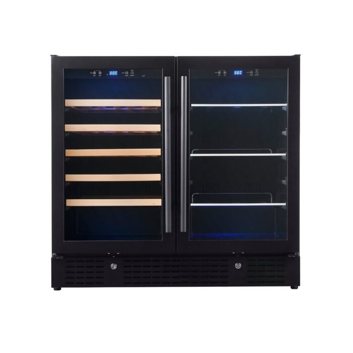 36-inch Beer and Wine Cooler Combination with Low-E Glass Door - Image 4