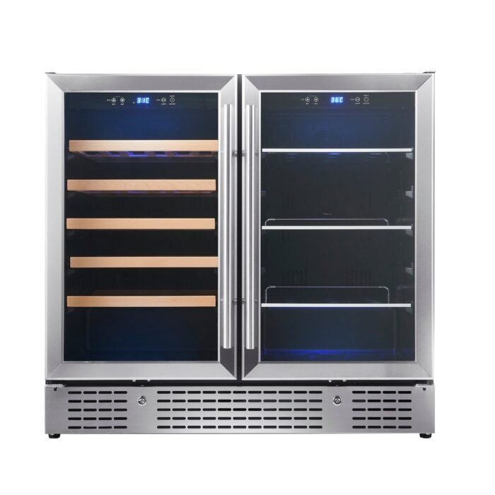 36-inch Beer and Wine Cooler Combination with Low-E Glass Door - Image 6