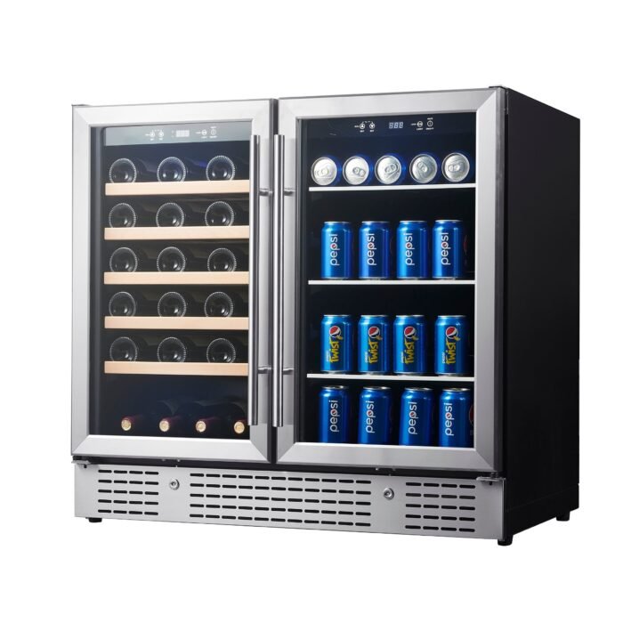36-inch Beer and Wine Cooler Combination with Low-E Glass Door - Image 5