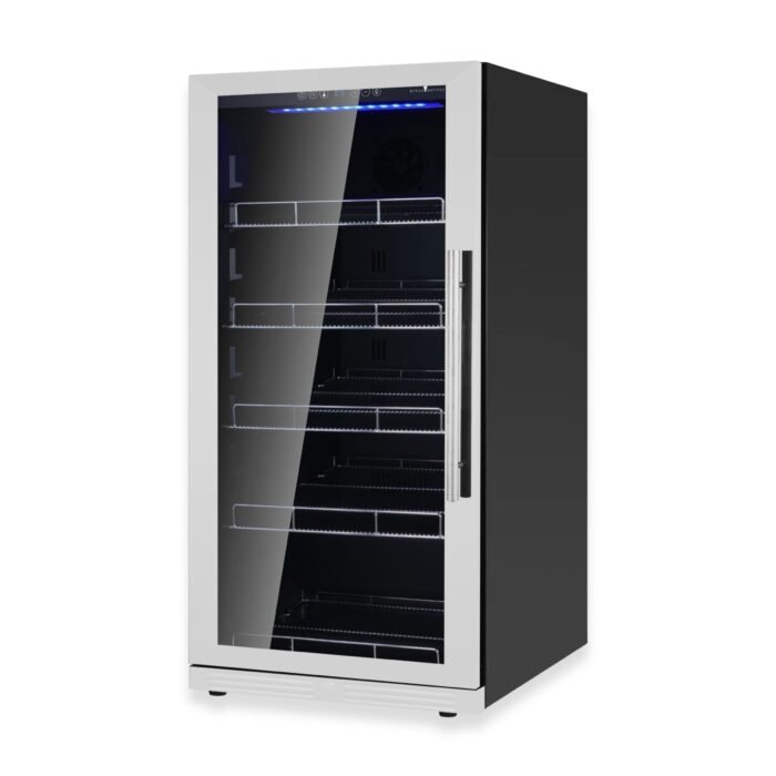 389 Cans Capacity Upright Beverage Refrigerator With Low-E Glass Door - Image 5