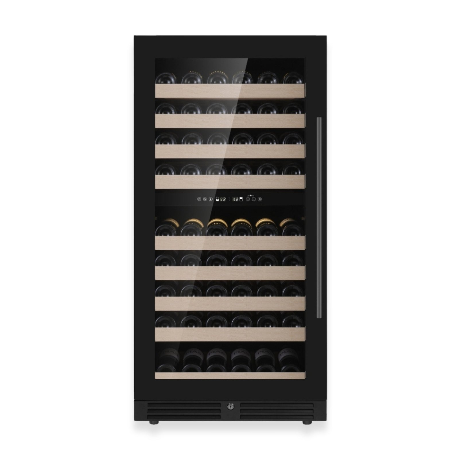 KBU265DX-FG_LHH_16e52eae-729b-4e30-b3d4-98328e007e71 47-Inch Tall Dual Zone Wine Cooler with Low-E Glass Door - Image 1