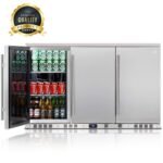 53 Inch Solid 3-Door Outdoor Beverage Drinks Cooler - Image 3