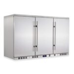 53 Inch Solid 3-Door Outdoor Beverage Drinks Cooler - Image 5