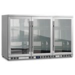 53 Inch Heating Glass 3 Door Large Beverage Refrigerator - Image 3