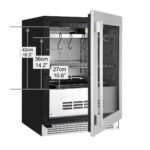 24″ Glass‑Door Meat Aging Fridge (Compact) - Image 6