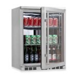 24 Inch Undercounter Beverage Cooler with Heating Glass Door - Image 4