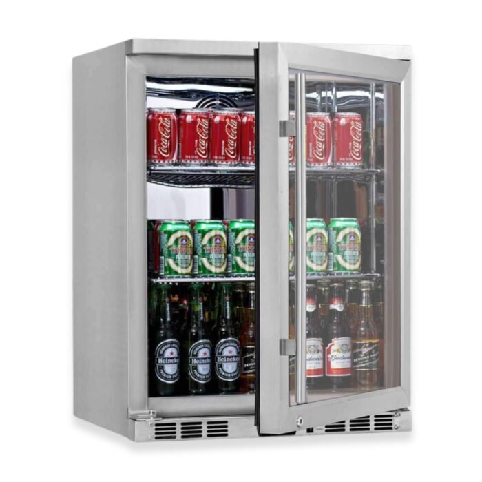 24 Inch Undercounter Beverage Cooler with Heating Glass Door - Image 4