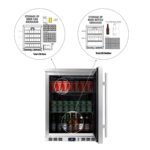 24-Inch Outdoor Beverage Refrigerator with Solid Stainless Steel Door - Image 8