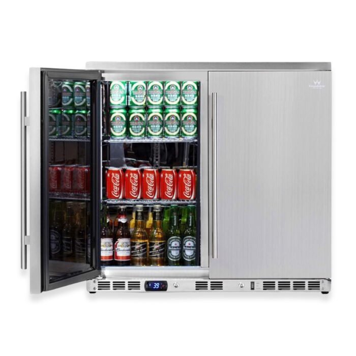 36 Inch Outdoor Beverage Refrigerator 2 Door For Home - Image 5