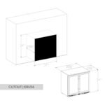 36-Inch Heated Glass Dual Door Built In Beverage Fridge - Image 15