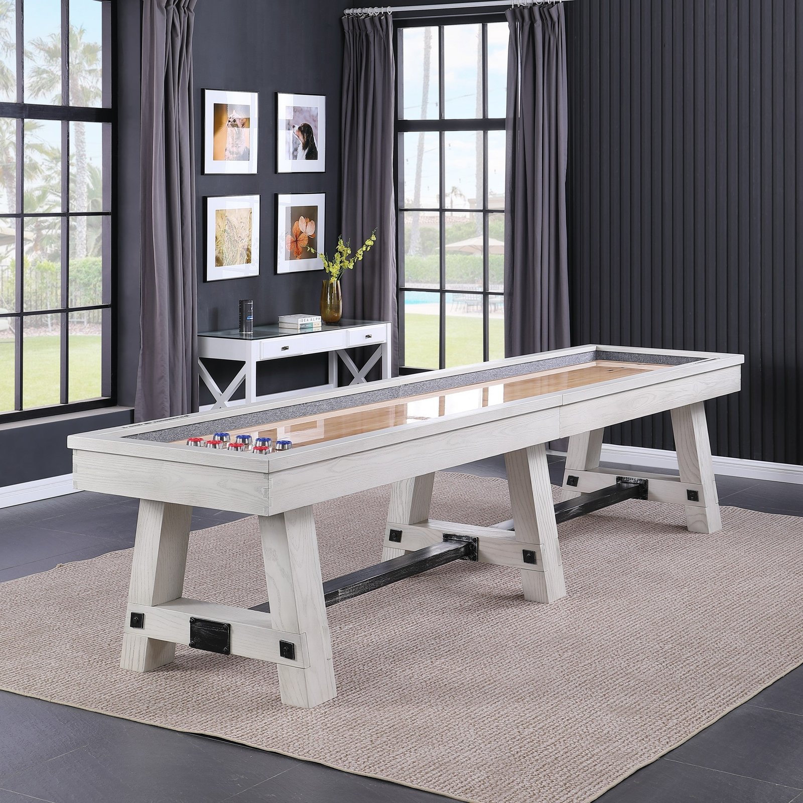 KF0A8890__11155_e9faec03-bf89-40b0-9d28-fb3015484e81 Playcraft 16' Yukon Pro-Style Shuffleboard Table in Northern Drift - Image 1