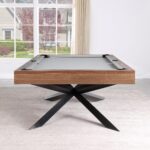 Playcraft Astral 8' Slate Pool Table in Walnut - Image 4