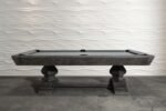 Nixon Birdy 8' Slate Pool Table in Grayson Grey Finish w/ Dining Top Option - Image 4
