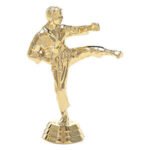 Karate Figure, Male, Gold - 4 1/4"