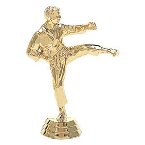 Karate_Figure_Male_Gold_-_4_14_prod_16142_l_423-G Karate Figure, Male, Gold - 4 1/4" - Image 1