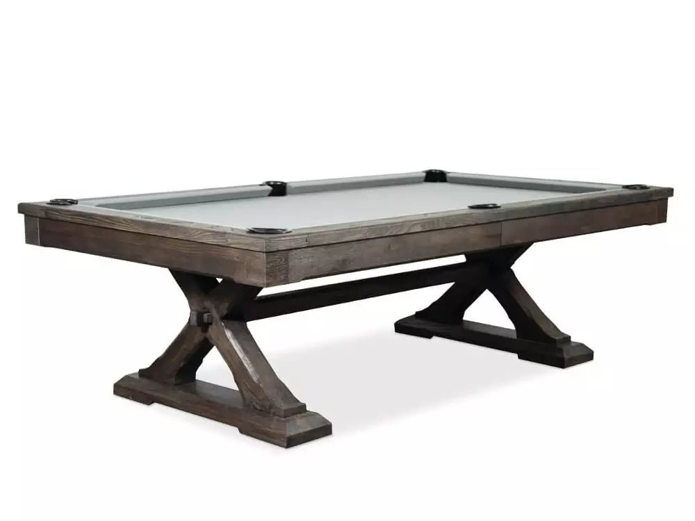 Kariba-WB-comp Presidential Kariba Billiard Table - Charcoal Brown Finish - Image 1
