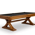 Presidential 8' Kennedy Billiard Table - Natural Acacia Finish