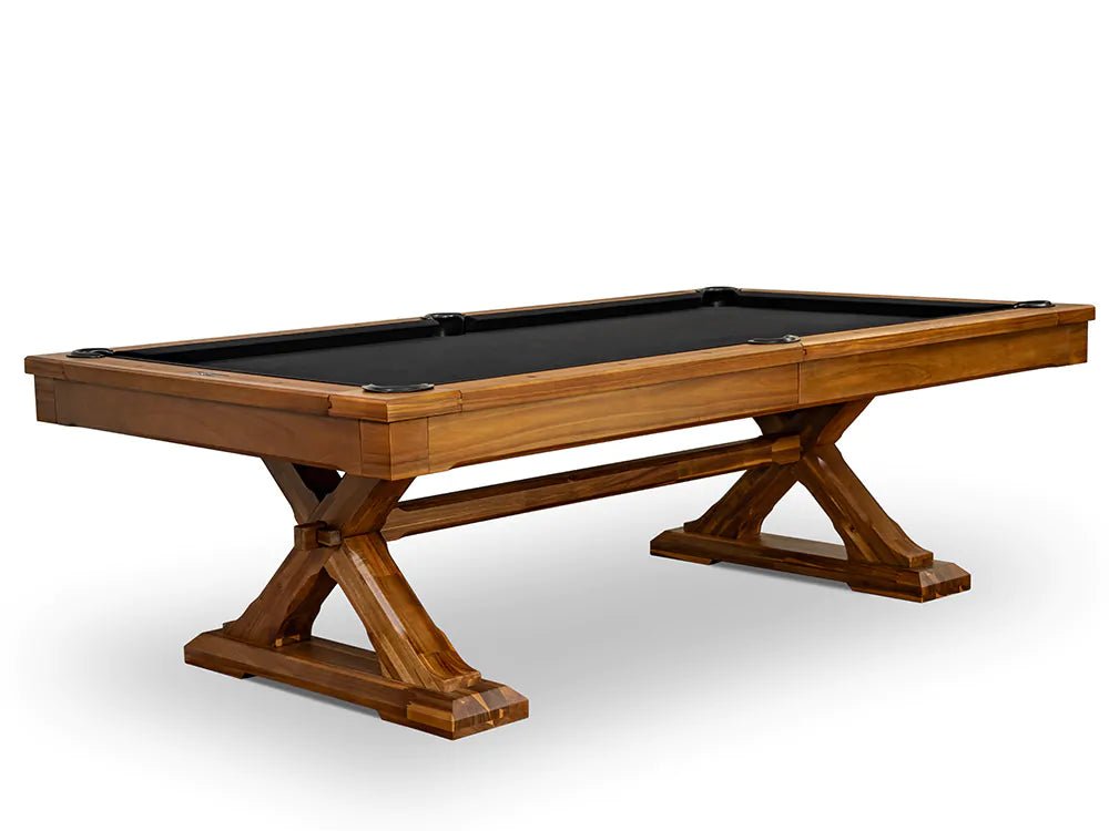 Kenndey-pool-table_02570e5f-e275-4fc8-8ff9-3c0479c01b09 Presidential 8' Kennedy Billiard Table - Natural Acacia Finish - Image 1