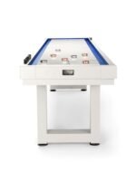 American Heritage Lanai 9' Outdoor Shuffleboard Table in Pearl White - Image 8