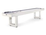 American Heritage Lanai 9' Outdoor Shuffleboard Table in Pearl White - Image 3