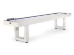American Heritage Lanai 9' Outdoor Shuffleboard Table in Pearl White