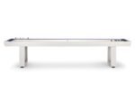 American Heritage Lanai 9' Outdoor Shuffleboard Table in Pearl White - Image 4