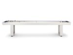 American Heritage Lanai 9' Outdoor Shuffleboard Table in Pearl White - Image 5
