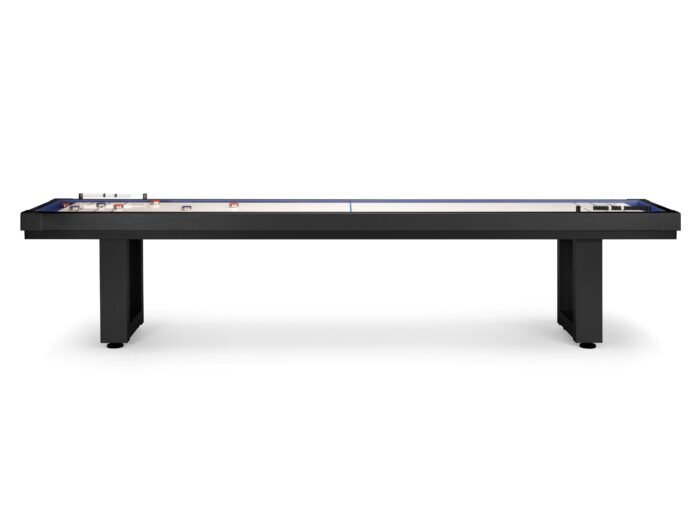 American Heritage Lanai 12' Outdoor Shuffleboard Table in Obsidian Black - Image 6