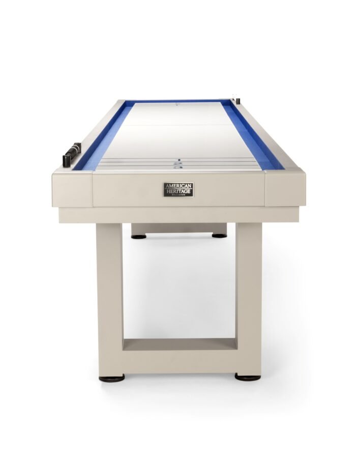 American Heritage Lanai 12' Outdoor Shuffleboard Table in Oyster Grey - Image 7