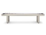 American Heritage Lanai 9' Outdoor Shuffleboard Table in Oyster Grey - Image 7
