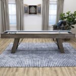 American Legend Brookdale 9' LED Shuffleboard Table with Bowling - Image 5