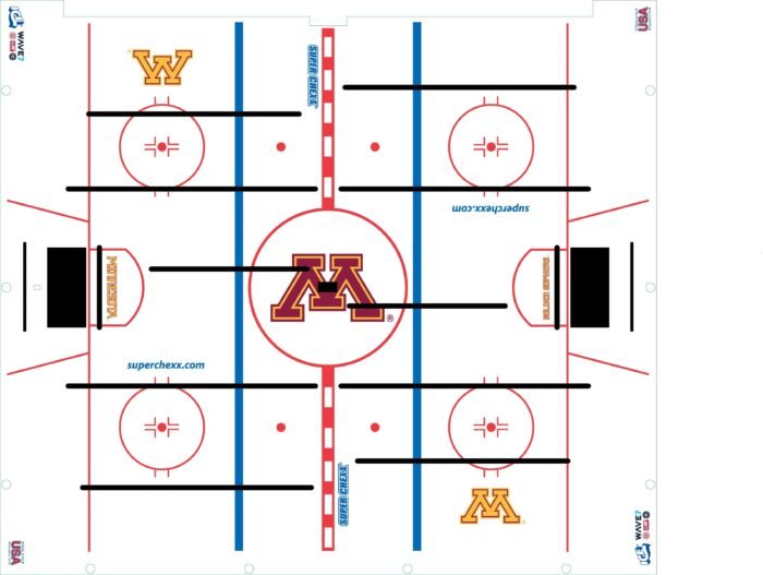 University of Minnesota Super Chexx PRO® Bubble Hockey - Image 2