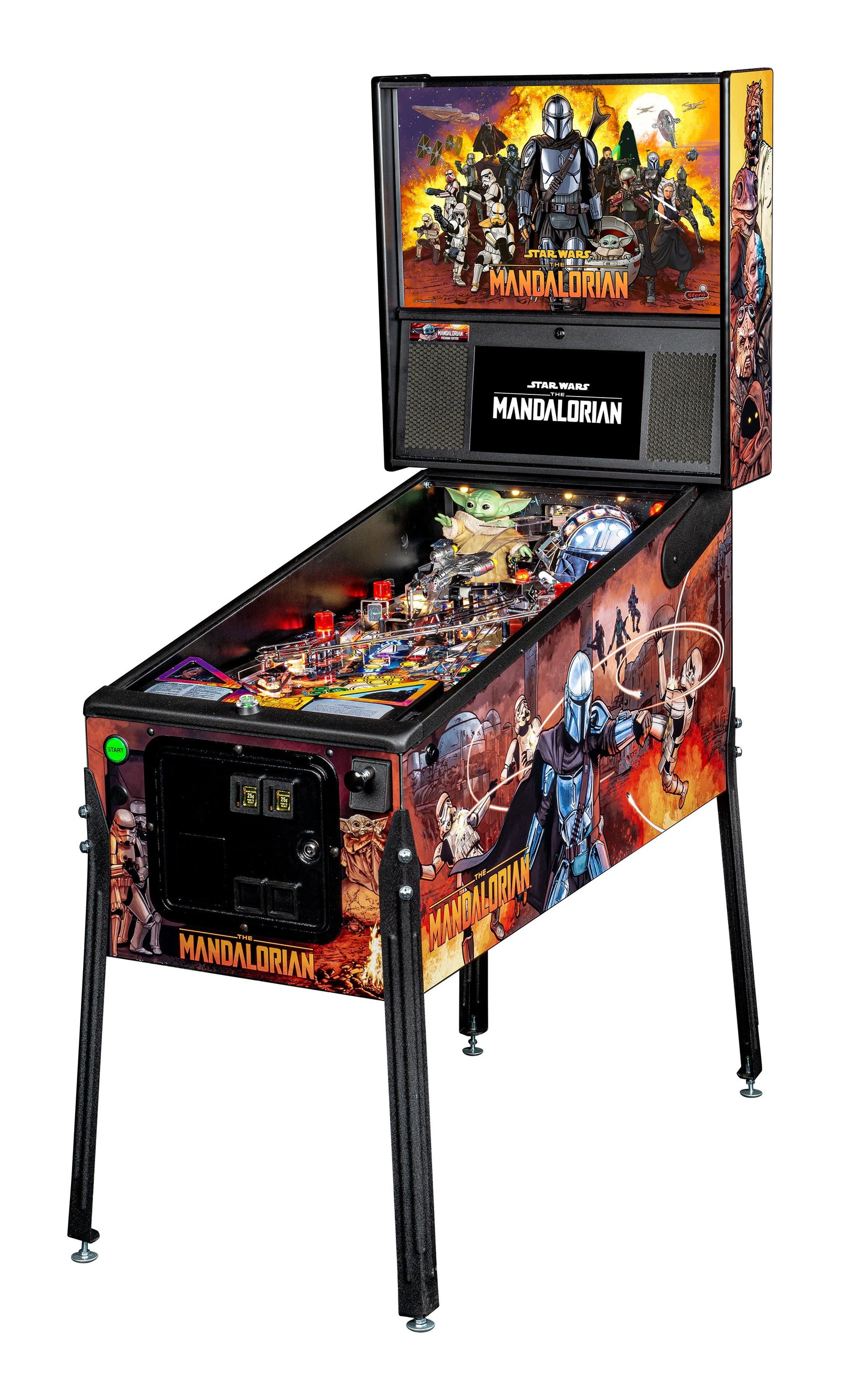 Mandalorian-Premium-Cabinet-LF-01_LORES THE MANDALORIAN by Stern Pinball - Image 1