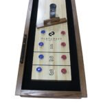 Playcraft 9' Montauk Shuffleboard Table in Pecan - Image 5