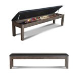 Nixon CrissyCross 8' Slate Pool Table in Charcoal Finish - Image 5