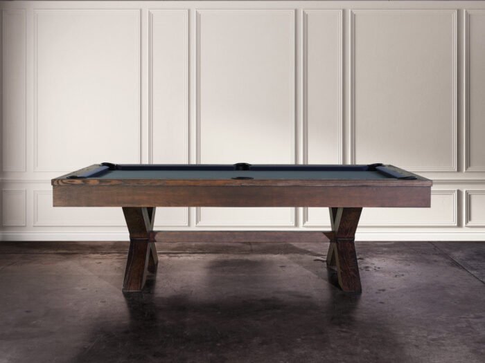 Nixon CrissyCross 8' Slate Pool Table in Brownwash Finish - Image 4