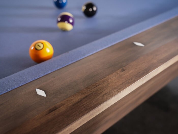 Nixon Desyn 8' Slate Pool Table in Walnut Finish w/ Dining Top Option - Image 6