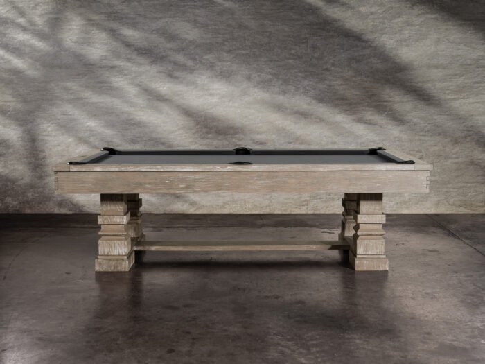 Nixon Huck 8' Slate Pool Table in Grey White Oak Finish w/ Dining Top Option - Image 3