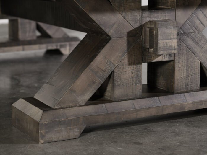 Nixon Jasper 7' Slate Pool Table in Weathered Slate Finish w/ Dining Top Option - Image 9