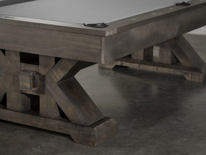 Nixon Jasper 7' Slate Pool Table in Weathered Slate Finish w/ Dining Top Option - Image 6