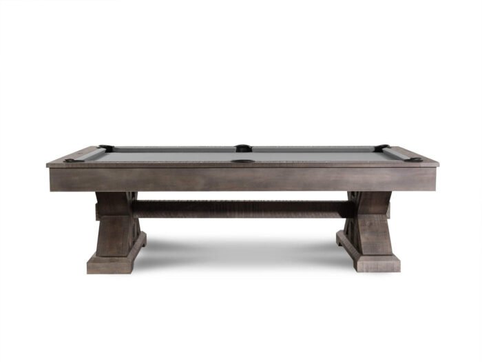 Nixon Jasper 7' Slate Pool Table in Weathered Slate Finish w/ Dining Top Option - Image 2