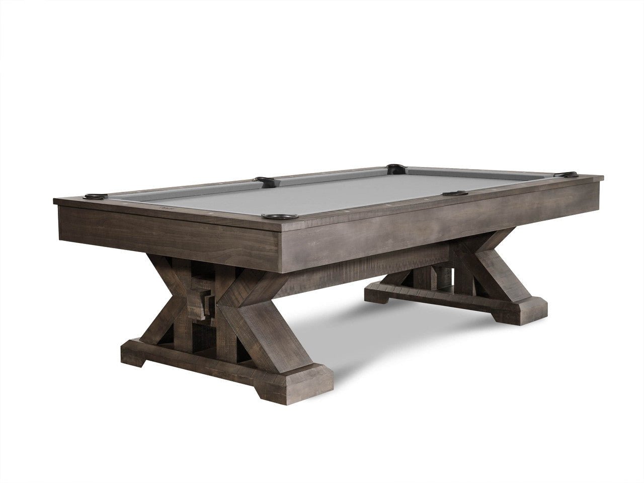 Nixon_Billiards_Jasper_Pool_Table_2__51458 Nixon Jasper 7' Slate Pool Table in Weathered Slate Finish w/ Dining Top Option - Image 1