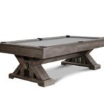 Nixon Jasper 8' Slate Pool Table in Weathered Slate Finish w/ Dining Top Option