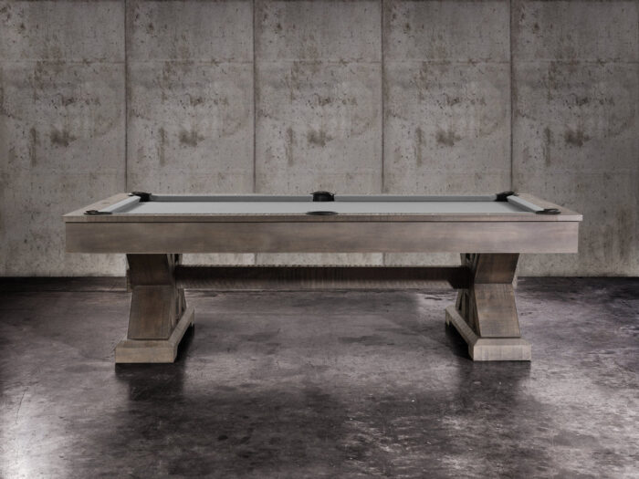 Nixon Jasper 8' Slate Pool Table in Weathered Slate Finish w/ Dining Top Option - Image 6