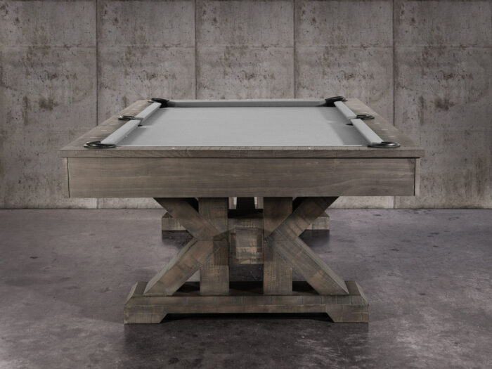 Nixon Jasper 8' Slate Pool Table in Weathered Slate Finish w/ Dining Top Option - Image 7